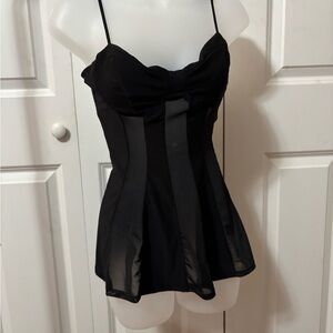 Forever 21 Black Sexy Chemise